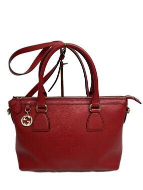 Gucci Tote Bag Sukey Leather RED